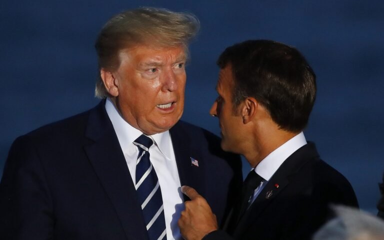 Donald Trump & Emmanuel Macron
